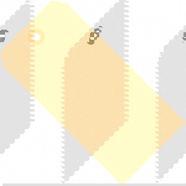 Blank Tag: 6-1/4'' High, Manila, Synthetic Paper